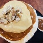 こひる庵 - カラメリゼくるみがカリカリでうまっ♡