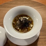 HIGASHITANI  - 猪のアゴ＆フォアグラ＆椎茸の茶碗蒸し カカオ
