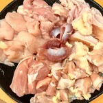 とり焼肉 はちろく - ハツやズリのモツ系旨し