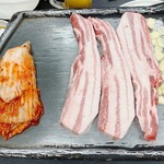 豚たん 天満本店 - サムギョプサル①