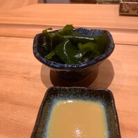 鮨 匠海 - 三陸のワカメ。酢味噌で。