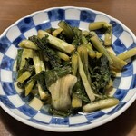 そば処 ものぐさ - 野沢菜