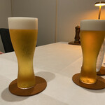 ステーキ 西洋料理 寛 - 生ビール