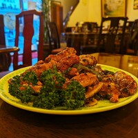 三和楼 - 豆鼓清蟹(ワタリガニの黒豆炒め)
