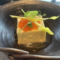 鉄板焼 「金葉亭」 ヒルトン福岡シーホーク - とうもろこし豆腐⭐️