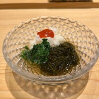 江戸深川 鮨 にしち - 岩もずくの和物