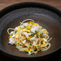 かま叶 - パスタ白身と焼玉蜀黍