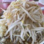 ラーメン もっけだの - 『青唐味噌ラーメンニンニク野菜マシマシ』の野菜