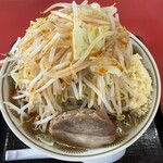 ラーメン もっけだの - 『青唐味噌ラーメンニンニク野菜マシマシ』