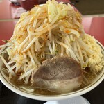 ラーメン もっけだの - 『青唐味噌ラーメンニンニク野菜マシマシ』