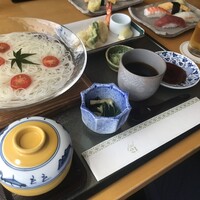 日本料理　さざんか - 素麺&天麩羅セット