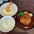 洋食イノツチ - 料理写真:鉄板ハンバーグランチセット、大海老フライトッピング