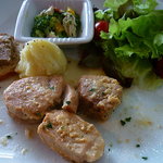 ヒヤシンスカフェ - 豚肉の煮込み黒ごまソース　950円