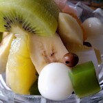 茶房旧茶屋亭 - フルーツあんみつセット