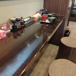 麺工房 華みずき - カウンター席