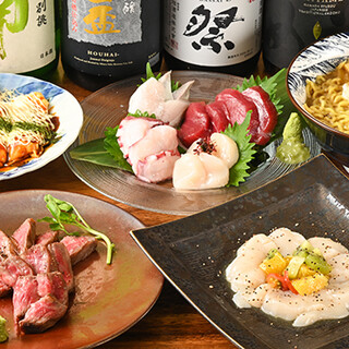 幅広いお料理と飲み放題が心ゆくまで楽しめるコースをご用意！