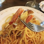 喫茶とお酒ムラリス - きのこたっぷり和風パスタ990円税込み