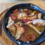 バナナウィンズ - 追加注文のタコのアヒージョ