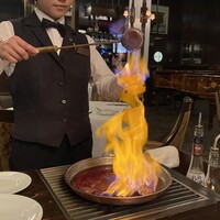 AKARENGA STEAK HOUSE - フランベ♪フランベ♪
