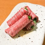 焼肉 犇 - ニラ巻きロース