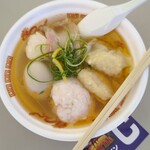 麺の風 祥気 - 伊勢海老と地鶏の塩そば(全部乗せ)￥1400