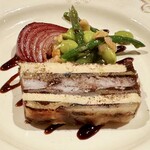 N'onaka - ハモとフォアグラと茄子のテリーヌ