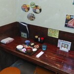 ますよね お食事処 まごころ屋 - 陣取った席
