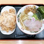 煮干しラーメン まとか - どでか唐揚げとあっさりラーメン