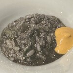 赤坂 鮨大谷 - アロスカルドソ　雲丹ソース