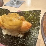 赤坂 鮨大谷 - 馬糞雲丹と牡丹海老のフリッター