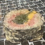 赤坂 鮨大谷 - 雲丹トロ海葡萄