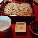 玄 - 梅たたきの水蕎麦（1400円）細麺で繊細な麺