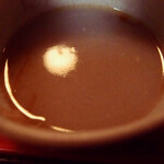 玄 - 蕎麦湯はちょっとどろっとしたまろやかで濃厚な味