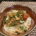 しょくさい 花器楽 - エビ出汁の超美味しい〜素麺♪