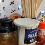 東京五十番 - 設置されてる調味料❣