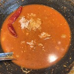 香氣　四川麺条  - 烈火担担麺 ちぢれ麺 940円
      香味たまごねぎ100円
      LINEクーポンでねぎ
      ランチタイムライス無料(お代わり可能)