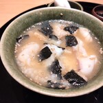 まき村 - 出汁と海苔をかけて