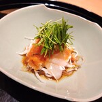 まき村 - 豊後水道のとらふぐ あん肝 芽ねぎ