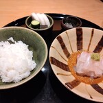 まき村 - 昔ながらのコシヒカリご飯 鯛茶 香の物 海苔