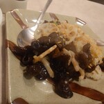 広東家庭料理おかむら - レンコンと生クラゲの山椒炒め、 たまりません 