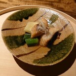 温石 - 静岡市清水区伝統の折戸茄子と鰆の唐揚げとオクラ