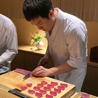 日本料理FUJI - 真剣な眼差しの藤岡氏