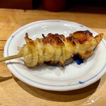 炭火焼鳥 きち蔵 - 皮スペシャル(ぼんじり、ぺた、もも、首、手羽先)