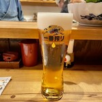 炭火焼鳥 きち蔵 - この暑さ、生ビールしかなくない？