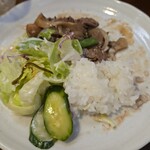 キッチン ブルー グローブ - 最後のワンプレート