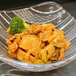 ポチの家 - 砂肝と煮玉子食べるラー油マヨ