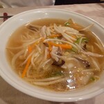 広東家庭料理おかむら - サンマー麺 シャキシャキ野菜のもやしそばでない、本当の生馬麺