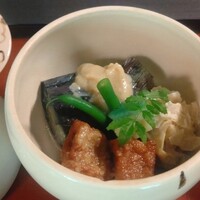 瓢亭 本店 - 生麩ありの煮物美味しかった