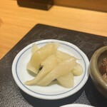 鮨 不二楼 - 新生姜のガリ