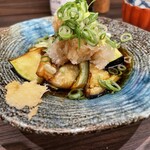 立ち呑み ソメアカ - 賀茂茄子の揚げ浸し（確り）